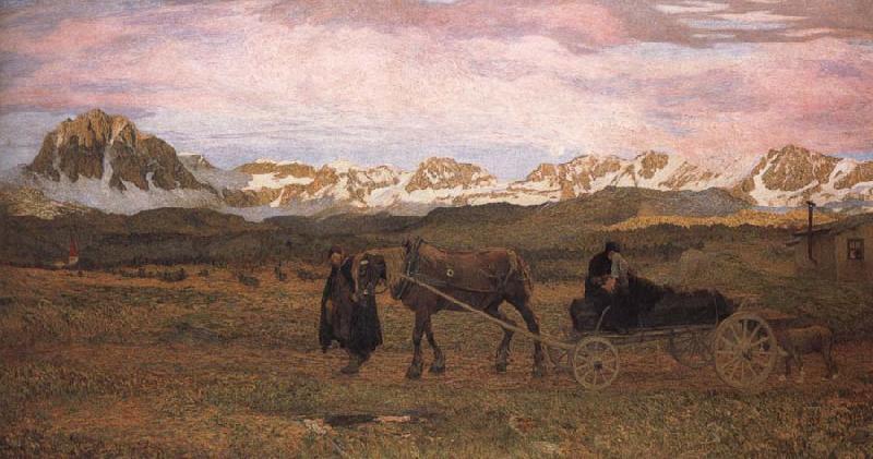 Giovanni Segantini Returning Home